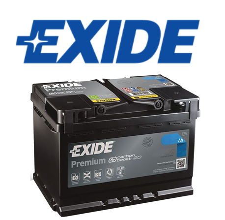 Autobaterie Exide Premium, AGM a EFB skladem!!!