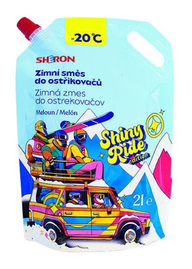 SHERON Shiny Ride Ostřikovač -20 C zimní meloun Softpack 2 lt SHERON 1322044