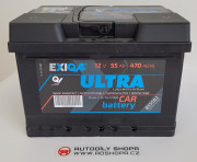 B555B2 EXIQA startovací baterie 55Ah EXIDE