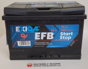 E572A3 EXIQA EFB Startovací baterie 72Ah Start-Stop EXIDE