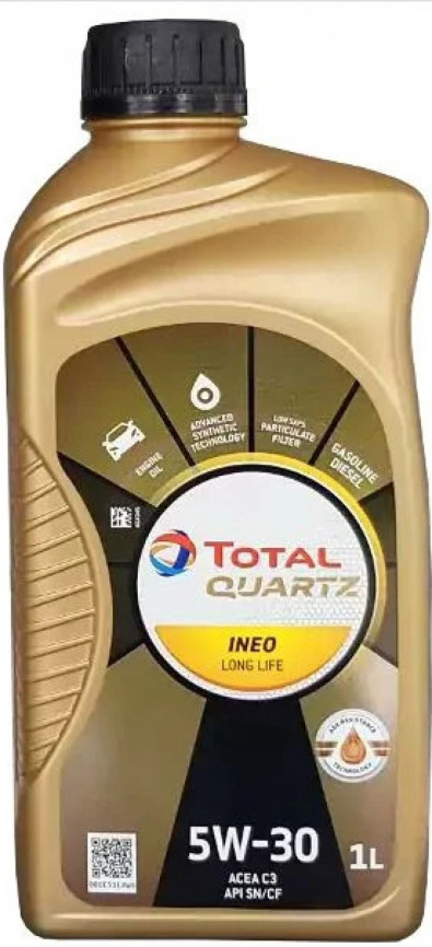 T5W30INEOLL1L TOTAL Quartz Ineo Long Life 5W-30 1L Total